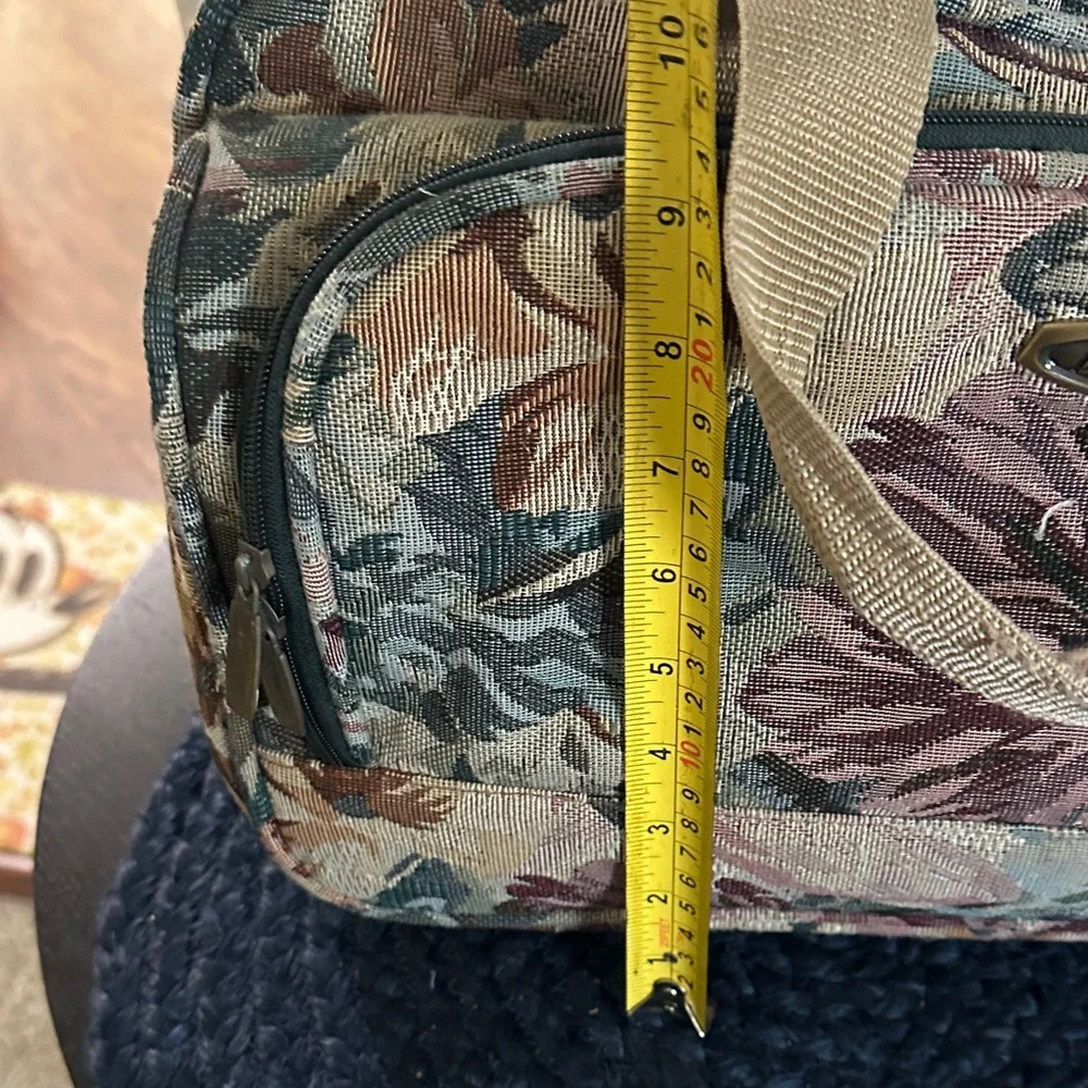 Floral Tapestry Travel Bag - Carry On.